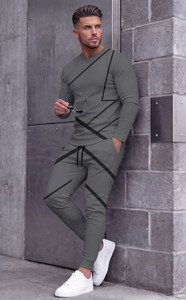 kelonbro geometric print men track suit