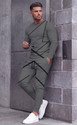 KELONBRO Geometric Print Men Track Suit