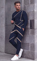 KELONBRO Geometric Print Men Track Suit