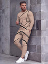 KELONBRO Geometric Print Men Track Suit