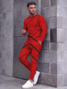 KELONBRO Geometric Print Men Track Suit