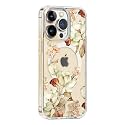 for iPhone 11 Pro Max Magsafe Case, Floral Slim Cute Shockproof Protective Hard PC+TPU Bumper Flower Women Cover Magnetic case