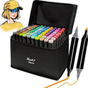 kelvee Dual Tip Colorful Art Markers Sketch Pens For Painting