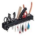 KEMIMOTO Fishing Tool Holder for Boat, Fishing Hook Pliers Holder for Boat, Marine Tackle Rack Holder, Fishing Bait and Lure Organizer