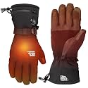 KEMIMOTO Heated Gloves, 3 Heat Levels, Winter Motorcycle Ski Gloves