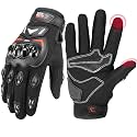 KEMIMOTO Motorcycle Gloves for Men, Touchscreen Cycling Gloves for Outdoor Sports On-Road Off-Road Mountain Motorcycle Motorcross Motorbike Dirt Bike Bicycle Racing ATV UTV