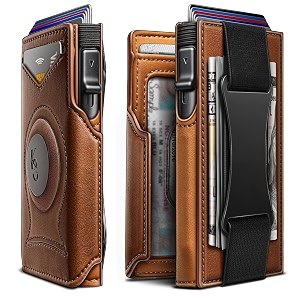 kemisant airtag wallet men giftmens slim front pocket wallet money clip standard or apple airtag use 383428340934