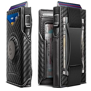 kemisant airtag wallet men giftmens slim front pocket wallet money clip standard or apple airtag use 383428340934 black2714 one size front pocket