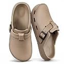 KEMISANT Clogs Mules for Women Nursing Garden-Cushioned Footbed-Ligthweight