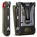 KEMISANT Men Wallet- Slim Wallet Money Clip For Gift Men in Front Pocket 12Cards-Metal Case with Magnetic Flip