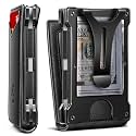 KEMISANT Men Wallet- Slim Wallet Money Clip For Gift Men in Front Pocket 12Cards-Metal Case with Magnetic Flip