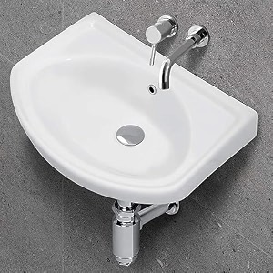 wall mounted wash basin for bathroom  wall hung wash basinsink 179 x 138 x 57 inch olina-5007 - ceramic polished