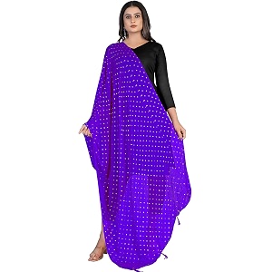 kemza women39s printed chiffon dupatta