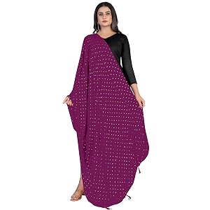 kemza women39s printed chiffon dupatta