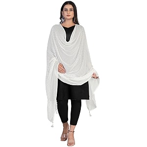 kemza women39s printed chiffon dupatta