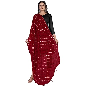 kemza women39s printed chiffon dupatta