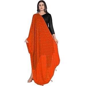 kemza women39s printed chiffon dupatta