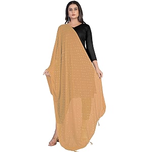 kemza women39s printed chiffon dupatta
