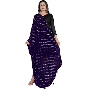 kemza women39s printed chiffon dupatta