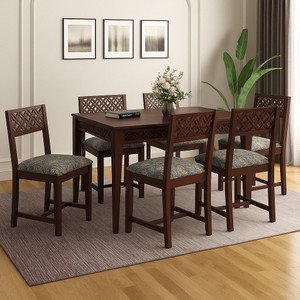 kendalwood furniture premium dining room furniture wooden dining table with 6 chairs solid wood 6 seater dining set