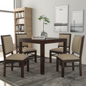Kendalwood Furniture Premium Dining Room Furniture Wooden Dining Table with 4 Chairs Solid Wood 4 Seater Dining Set
