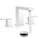 KENES Chrome Widespread Bathroom Faucet 2 Handle Vanity Faucet 3 Hole