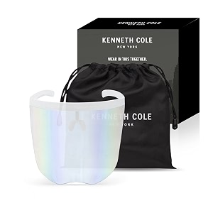 kenneth cole goggle-style headband face shield with 180 safety coverage anti-fog glasses and clear face visor integrated in one design - unisex fashion protective wear for men amp women