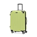 Kenneth Cole REACTION Renegade Luggage Expandable 8-Wheel Spinner Lightweight Hardside Suitcase, Sunny Lime, 24-Inch Checked