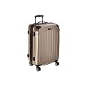 Kenneth Cole REACTION Renegade Luggage Expandable 8-Wheel Spinner Lightweight Hardside Suitcase, Champagne, 24-Inch Checked