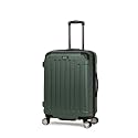 Kenneth Cole REACTION Renegade Luggage Expandable 8-Wheel Spinner Lightweight Hardside Suitcase, Cilantro, 24-Inch Checked