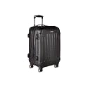 Kenneth Cole REACTION Renegade Luggage Expandable 8-Wheel Spinner Lightweight Hardside Suitcase, Black, 20-Inch Carry On