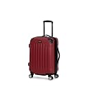 Kenneth Cole REACTION Renegade Luggage Expandable 8-Wheel Spinner Lightweight Hardside Suitcase, Scarlet Red, 20-Inch Carry On