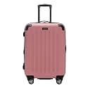Kenneth Cole REACTION Renegade Luggage Expandable 8-Wheel Spinner Lightweight Hardside Suitcase, Peony, 20-Inch Carry On
