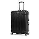 Kenneth Cole REACTION Renegade Luggage Expandable 8-Wheel Spinner Lightweight Hardside Suitcase, Black, 28-Inch Checked