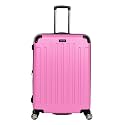 Kenneth Cole REACTION Renegade Luggage Expandable 8-Wheel Spinner Lightweight Hardside Suitcase, Watermelon, 28-Inch Checked