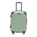 Kenneth Cole REACTION Renegade Luggage Expandable 8-Wheel Spinner Lightweight Hardside Suitcase, Seafoam, 20-Inch Carry On