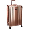 Kenneth Cole REACTION Renegade Luggage Expandable 8-Wheel Spinner Lightweight Hardside Suitcase, Rose Gold, 28-Inch Checked