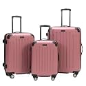 Kenneth Cole REACTION Renegade Luggage Expandable 8-Wheel Spinner Lightweight Hardside Suitcase, Peony, 3-Piece Set (20"/24"/28")