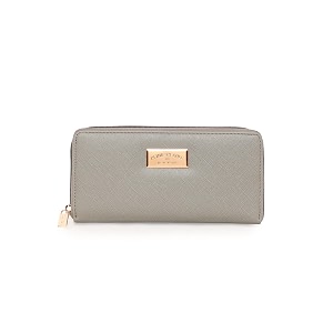 kenneth cole womens perfect carry-all money manager rfid blocking wallet organizer  stylish wallet for ladies amp girls grey