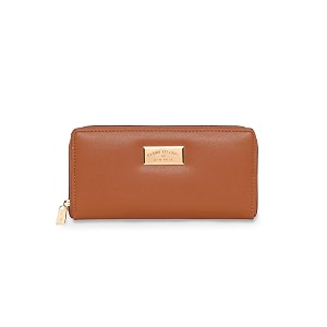 kenneth cole womens perfect carry-all money manager rfid blocking wallet organizer  stylish wallet for ladies amp girls cognac
