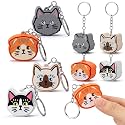Kenning 12 Pcs Cat Clicker Fidget Keychains Bulk, 3D Printed Fidget Toys