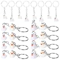 Kenning 12 Pcs Halloween Ghost Duck Keychain, Halloween Party Favors Gifts