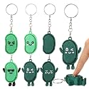 Kenning 12 Pcs Pickle Clicker Fidget Keychain Bulk 3D Printed Fidget Toy