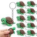 Kenning 12 Pcs Turtle Clicker Fidget Keychain Bulk, 3D Printed Fidget Toys