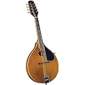 Kentucky KM-272 Artist Oval Hole A-Style Mandolin – Transparent Amber – Solid Spruce Top, Maple Back &amp; Sides, Rosewood Fingerboard – Professional Mandolin for Beginner and Advanced Players