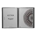 Keny Display File(46x36cm) - 20 Folders| Eco-Friendly File - Stores up to 100-150 Papers | Ideal for A3 Size Paper(29.7x42cm)| Grey Colour