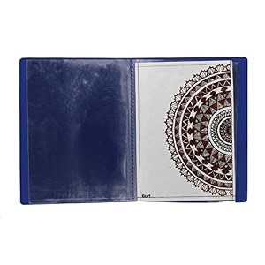 keny display file46x36cm - 40 folders eco-friendly file - stores up to 100-150 papers  ideal for a3 size paper297x42cm blue colour