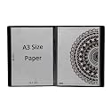 Keny Display File(46x36cm) - 40 Folders| Eco-Friendly File - Stores up to 100-150 Papers | Ideal for A3 Size Paper(29.7x42cm)| Black Colour