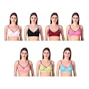 KEOTI Cotton Lycra Printed Bras - Pack