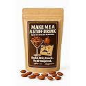 Kepperton Make Me A Stiff Drink Gourmet Roasted Almonds, Funny Snack Gift, Elegant Packaging, Unique Gag Present for Holidays, Birthdays, Secret Santa